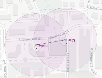Nodos alcanzables entre sí La imagen muestra dos nodos que se pueden comunicar mutuamente