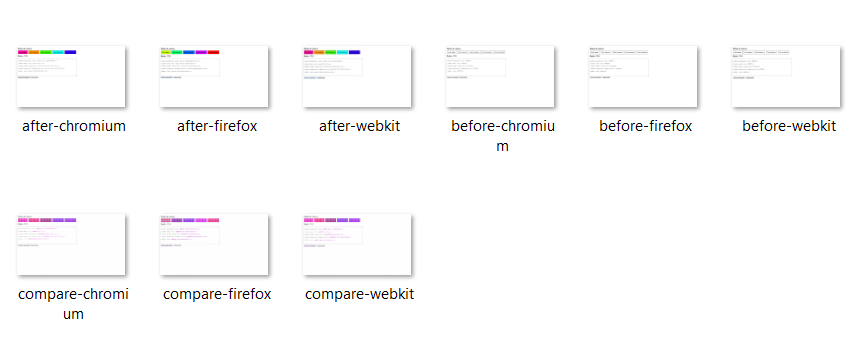 after-chromium.png, after-firefox.png, after-webkit.png, before-chromium.png, before-firefox.png, before-webkit.png, compare-chromium.png, compare-firefox.png, compare-webkit.png, 